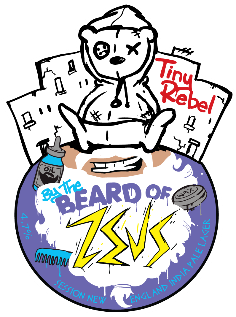 By The Beard Of Zeus - Tiny Rebel Strawberry Milkshake (796x1068), Png Download