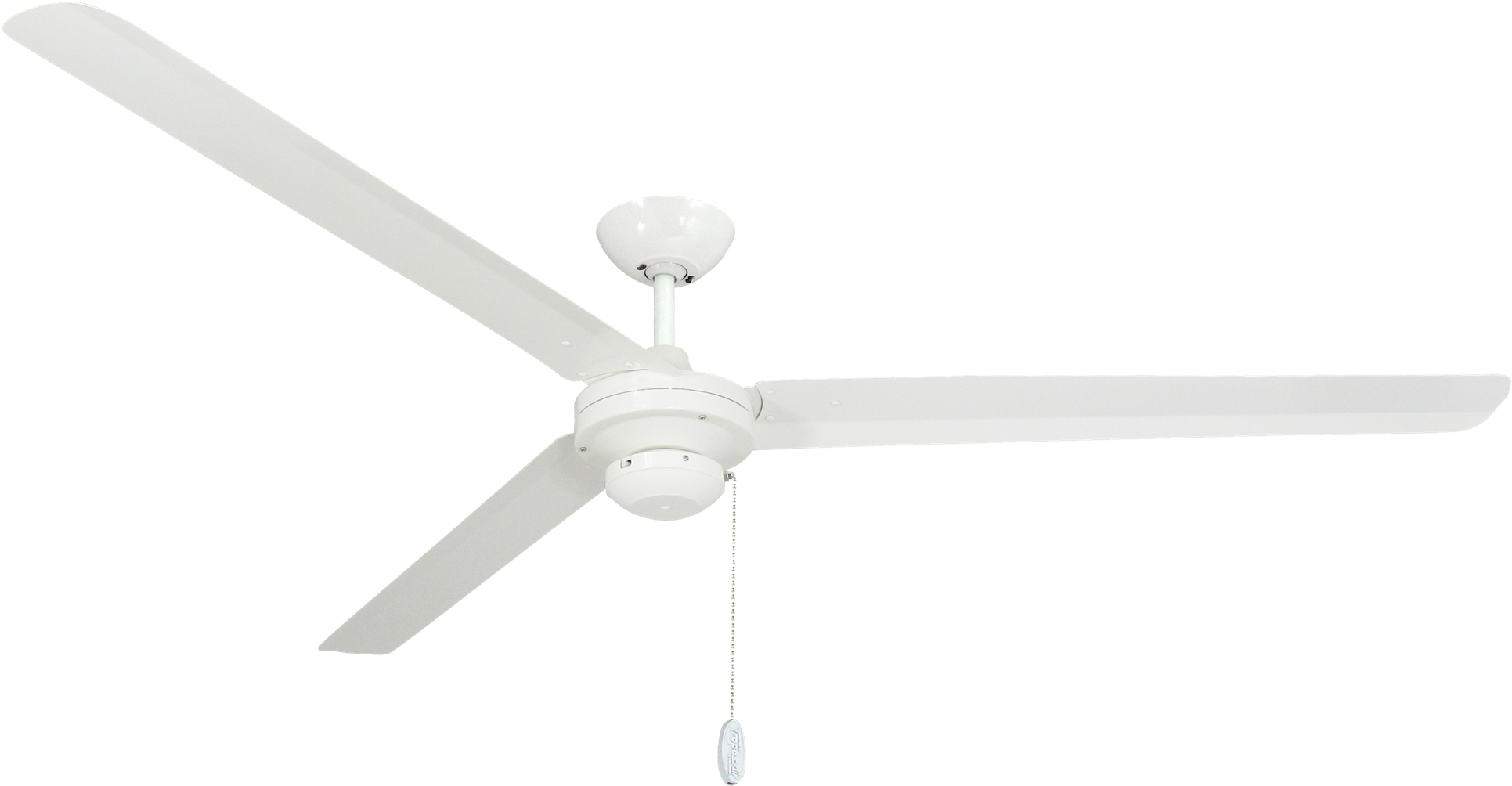 Picture Of Tornado 72 In Pure White Industrial Ceiling - Rustik Loftventilator Everett M. Lys (1980x1052), Png Download