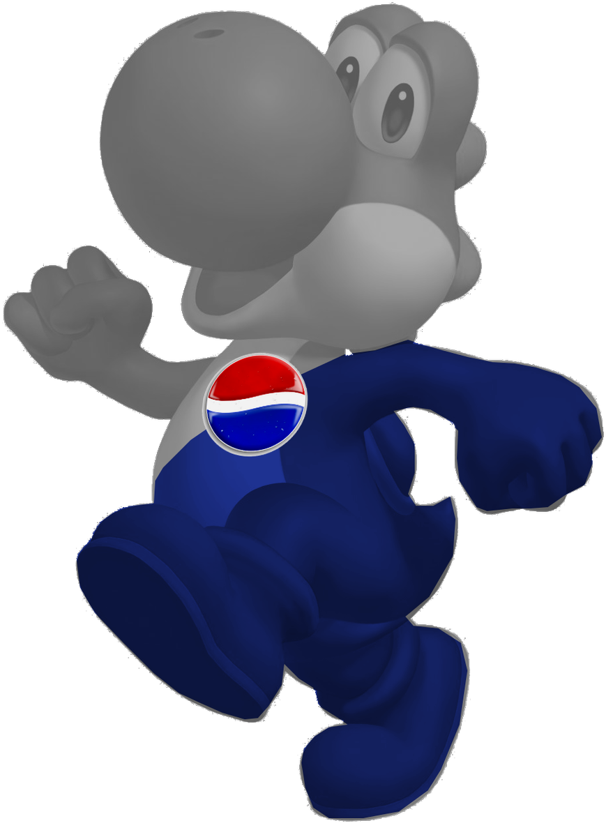 Pepsiman™ On Twitter - Yoshi Mario Bros Png (887x1200), Png Download