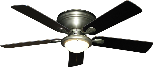 Lighting Design Ideas - Low Profile Ceiling Fans Black (800x392), Png Download