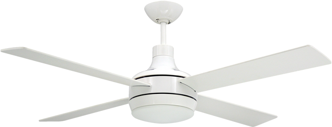 Picture Of Quantum 52" Pure White Ceiling Fan - Ceiling Fan (800x392), Png Download