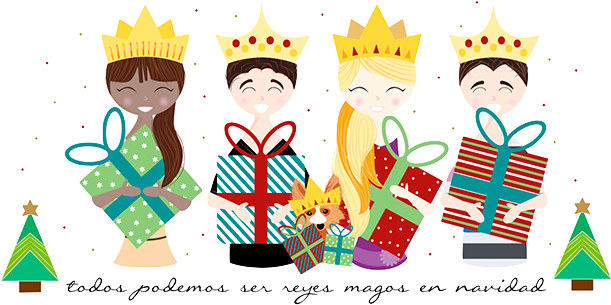 Reyes Magos Solidarios Copia - Mi Mejor Regalo De Reyes Eres Tu (650x340), Png Download