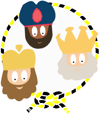 Los Reyes Magos Llegarán A La Punta Parayas Grupo Scout - Reyes Magos (336x378), Png Download