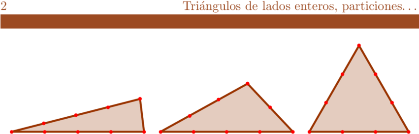 Los Triángulos De Lados Enteros Y De Perímetro N = - Perimeter (850x307), Png Download