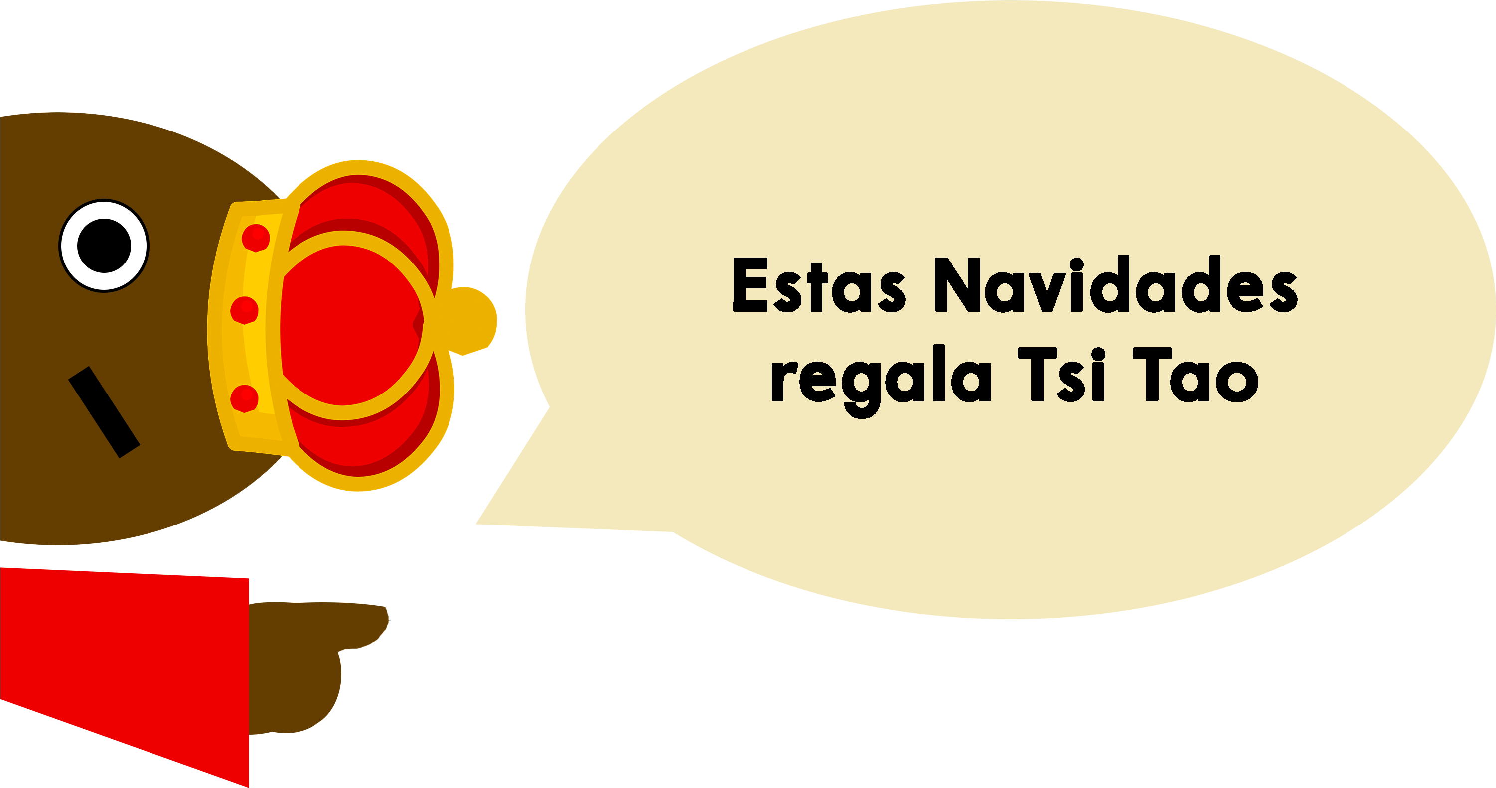 ¡invita A Tsitao Por Los Reyes Magos - Cartoon (3281x2797), Png Download
