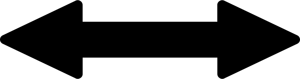 Left And Right Arrow Comments - Arrow Left To Right (980x258), Png Download