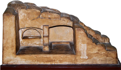 Model Of The Tomb In The Church Of The Holy Sepulchre - Scale Model (500x298), Png Download