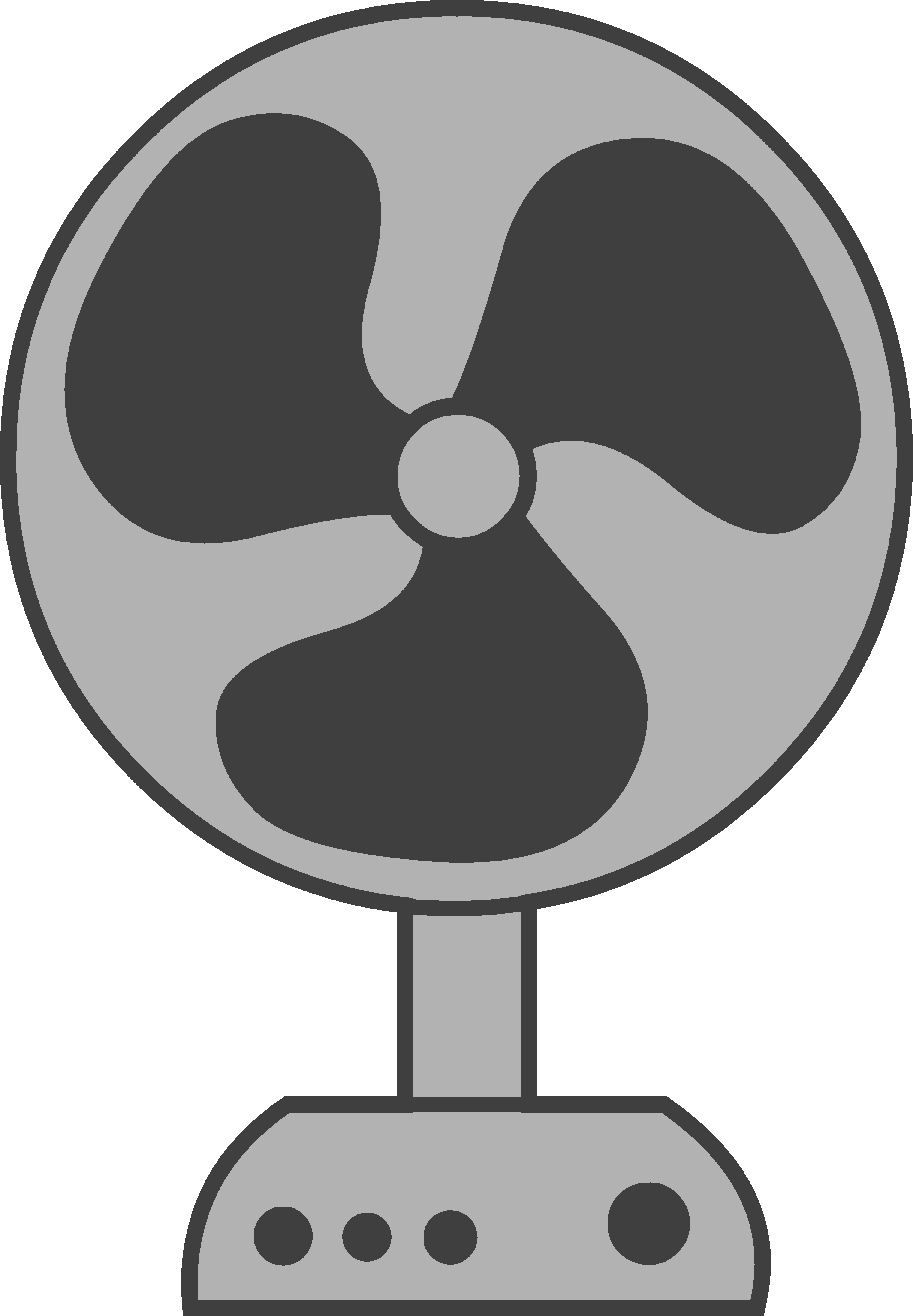Fan Clipart - Electric Fan Clip Art (3955x5701), Png Download