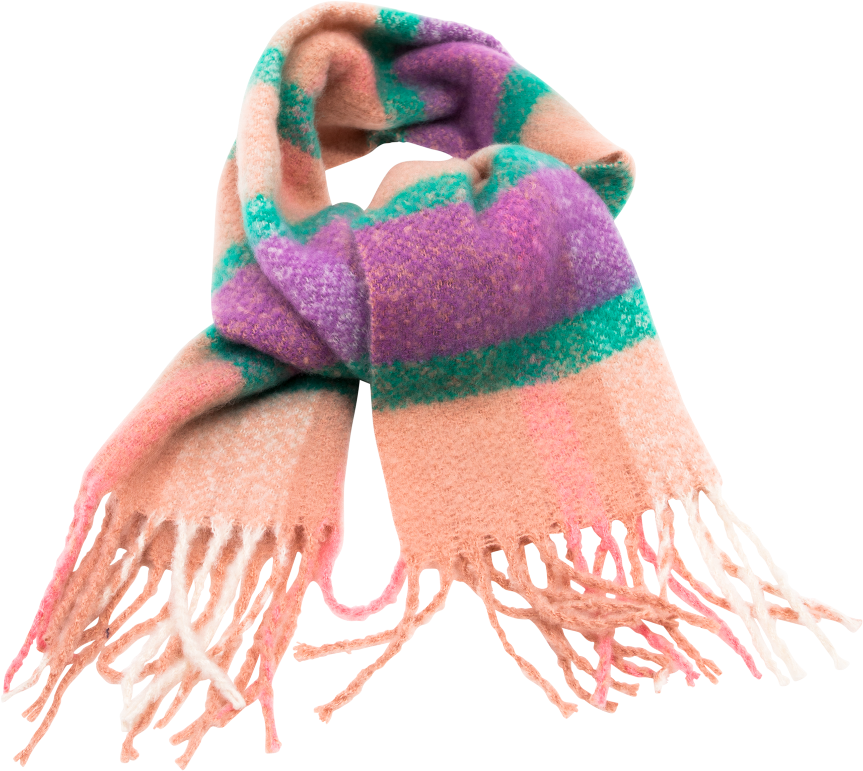 Beanie And Scarf In The New Winter Colors - Scarf (2000x2000), Png Download