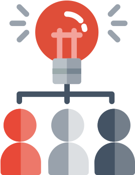 Brainstorming - Finance Business Partnering Model (500x458), Png Download