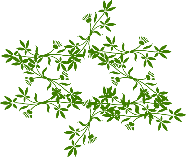 Green Vine Border Clipart - Creative Use Of Emotion [book] (600x508), Png Download