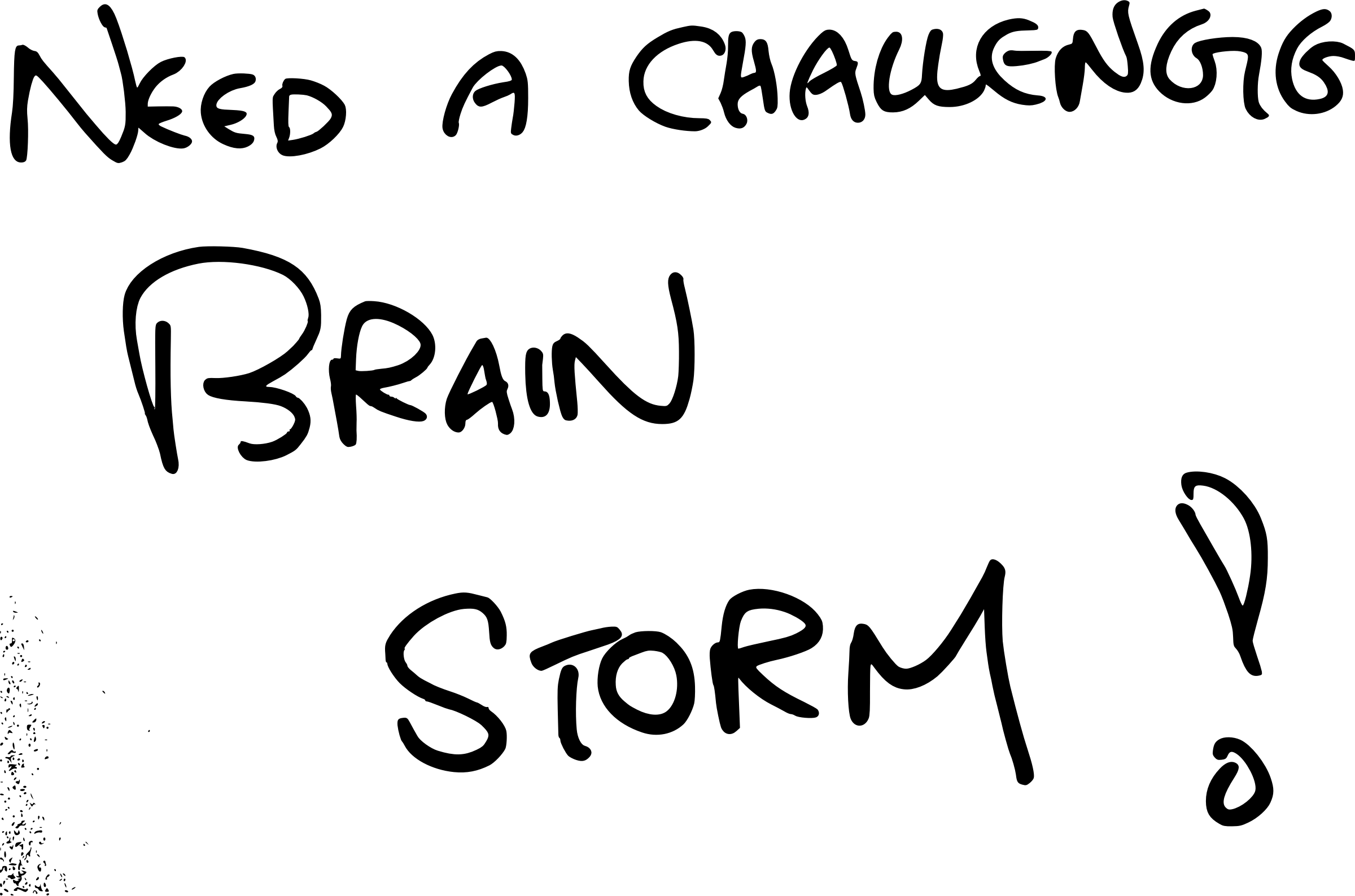 This Free Icons Png Design Of Need A Challenge Brainstorm (2400x1588), Png Download