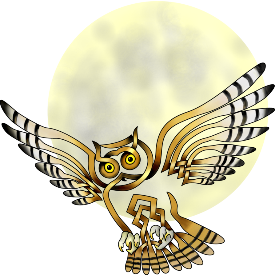 Celtic Knot Owl Celtic Art Png - Owl Ornament (894x894), Png Download