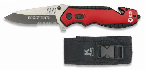 Tactical Pocket Knives - Couteaux Rui Sapeur Pompier (560x269), Png Download