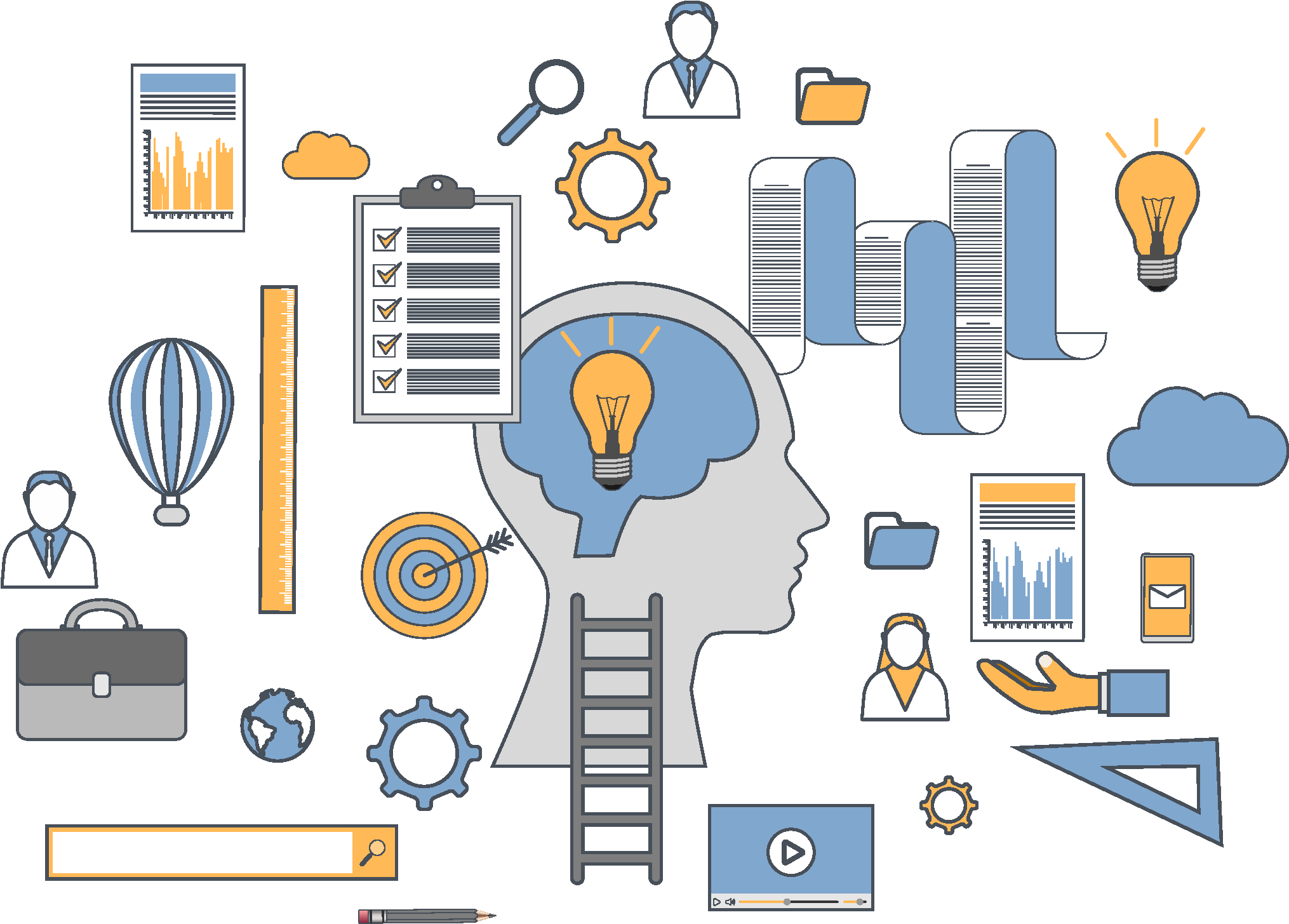 Big Idea Brainstorming Infographic - Idea (2029x1465), Png Download