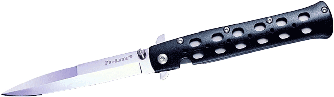 Cold Steel Ti Lite Zytel Handle, 4 Inch Folding Knife - Cold Steel Ti Lite (655x200), Png Download