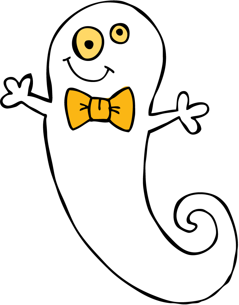Happy Halloween Ghost - Halloween Happy Ghost (762x971), Png Download