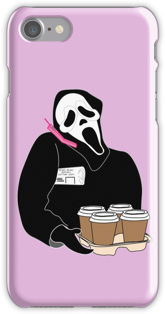 Ghost Face Iphone 7 Snap Case - Case Iphone 7 Billie Eilish (750x1000), Png Download