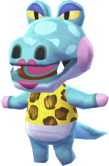 Animal Crossing New Leaf - Animal Crossing Alligator (372x568), Png Download