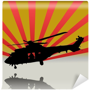 Helicoptero De Salvamento Superpuma Wall Mural • Pixers® - Helicopter Rotor (400x400), Png Download
