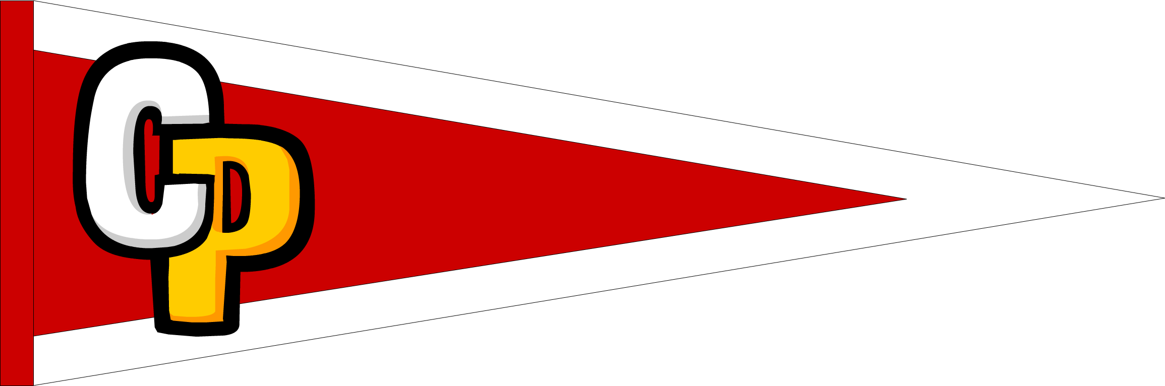 Red Cp Banner - Carmine (2310x766), Png Download