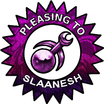 27265365 - >> - Slaanesh Seal Of Approval (403x403), Png Download