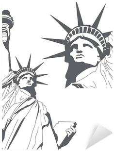 Statue Of Liberty In Very High Detail In Vector Art - Statue Of Liberty Head Icon (400x400), Png Download