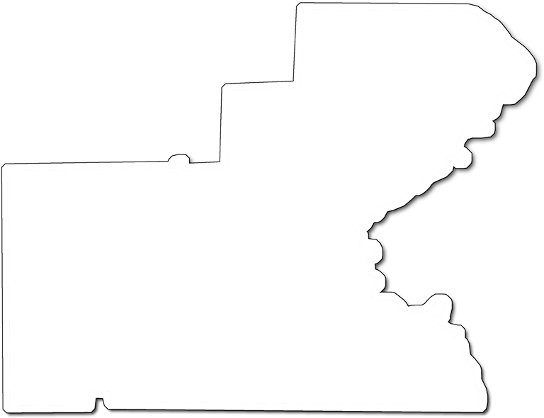 A Map Of Glades With An Outer Shadow Around The Map - Illustration (768x590), Png Download