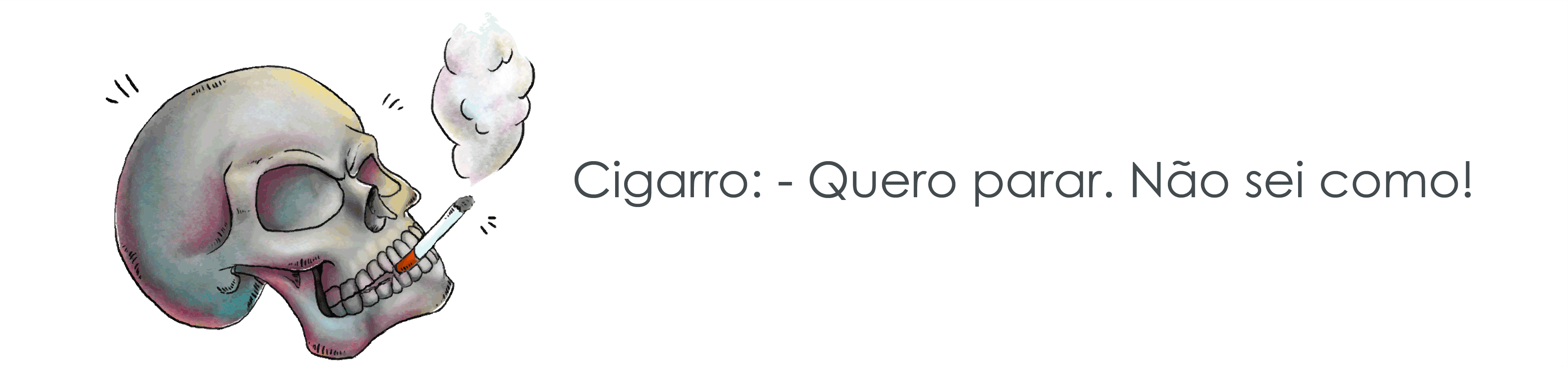 Quero Parar Mas Não Sei Como - Cigarette (3997x936), Png Download