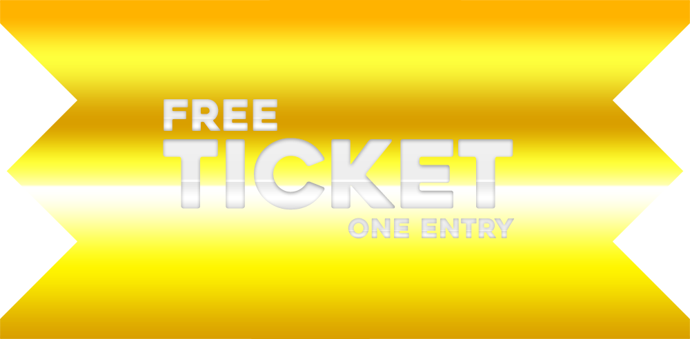 Free Ticket - Portable Network Graphics (1000x492), Png Download