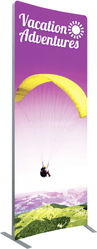 Vector Frame Curved 01 Fabric Banner Display - 4ft X 6ft Vector Frame Rectangle 03 (500x500), Png Download