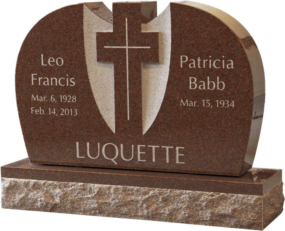 Luquette Headstone, Headstone - Texas (1000x814), Png Download
