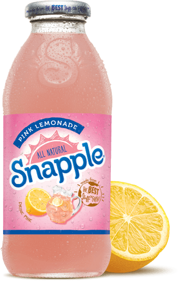 Pink Lemonade Recipes Dishmaps - Pink Lemonade Snapple (571x571), Png Download