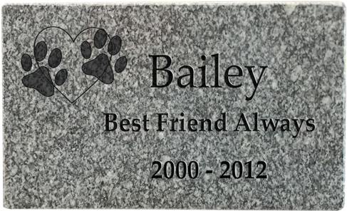 Wholesale Grey Granite Pet Headstone- - Granite (500x500), Png Download