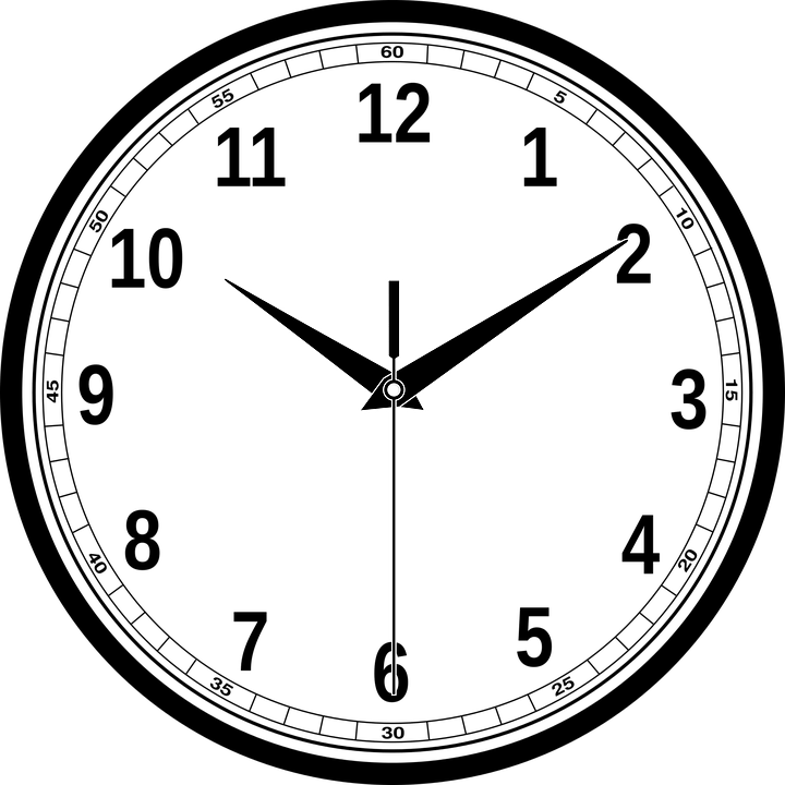 School Hours - 10 10 O Clock (720x720), Png Download