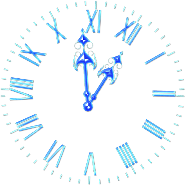 New Year Clock Png - Horloge Du Nouvel An Png (600x600), Png Download