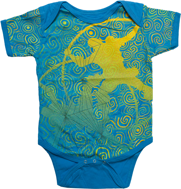 Blue Swirl Onesie 1 - Pattern (750x750), Png Download