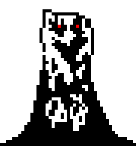Mystery Man - Pixel Art (600x550), Png Download