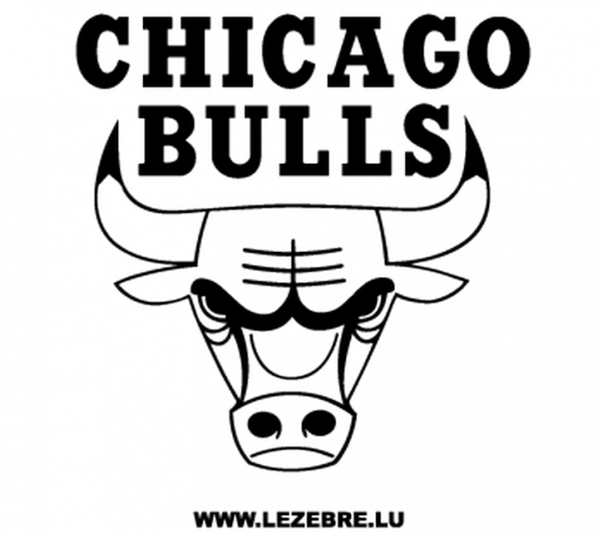 White Chicago Bulls Logo 15 Chicago Bulls Png - Chicago Bulls Word (678x600), Png Download