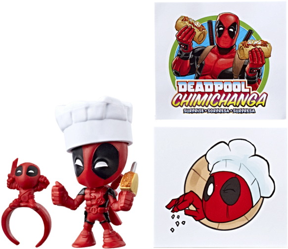 Food Deadpool Eating (640x640), Png Download