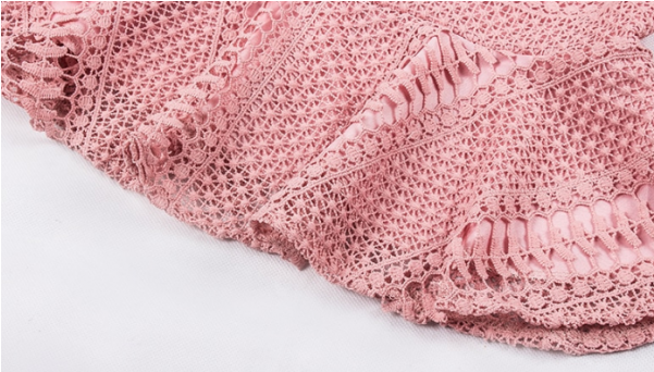 Romance Lace Top - Lace (600x800), Png Download