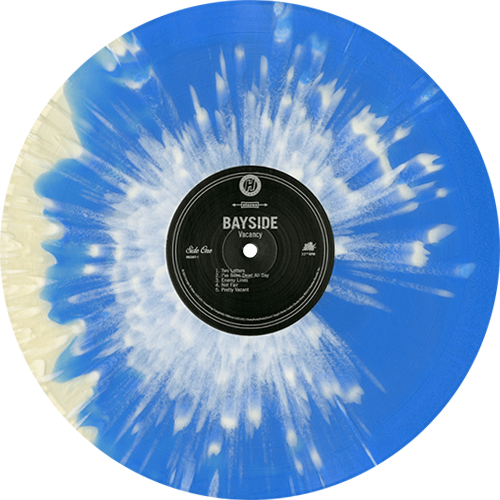 Hot Topic Exclusive Cloudy Clear / Blue Swirl With - Phonograph Record (500x500), Png Download