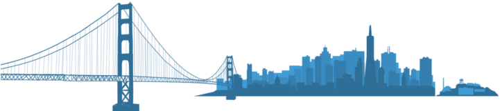 Bluedot Innovation Opens San Francisco Office - San Francisco Skyline Png (750x273), Png Download