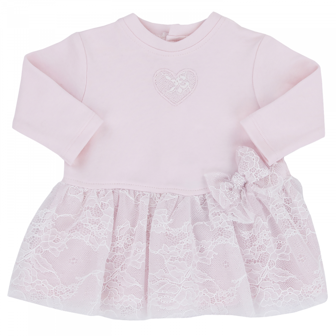 Pink Dress In Chenille And Lace - T-shirt (1100x1100), Png Download