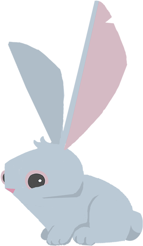 Easter Bunny Ears Runescape Help - Animal Jam Rabbit Png (1869x1297), Png Download