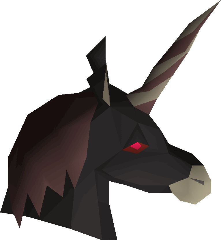 Black Unicorn Mask Detail - H1z1 Black Unicorn Mask (766x831), Png Download