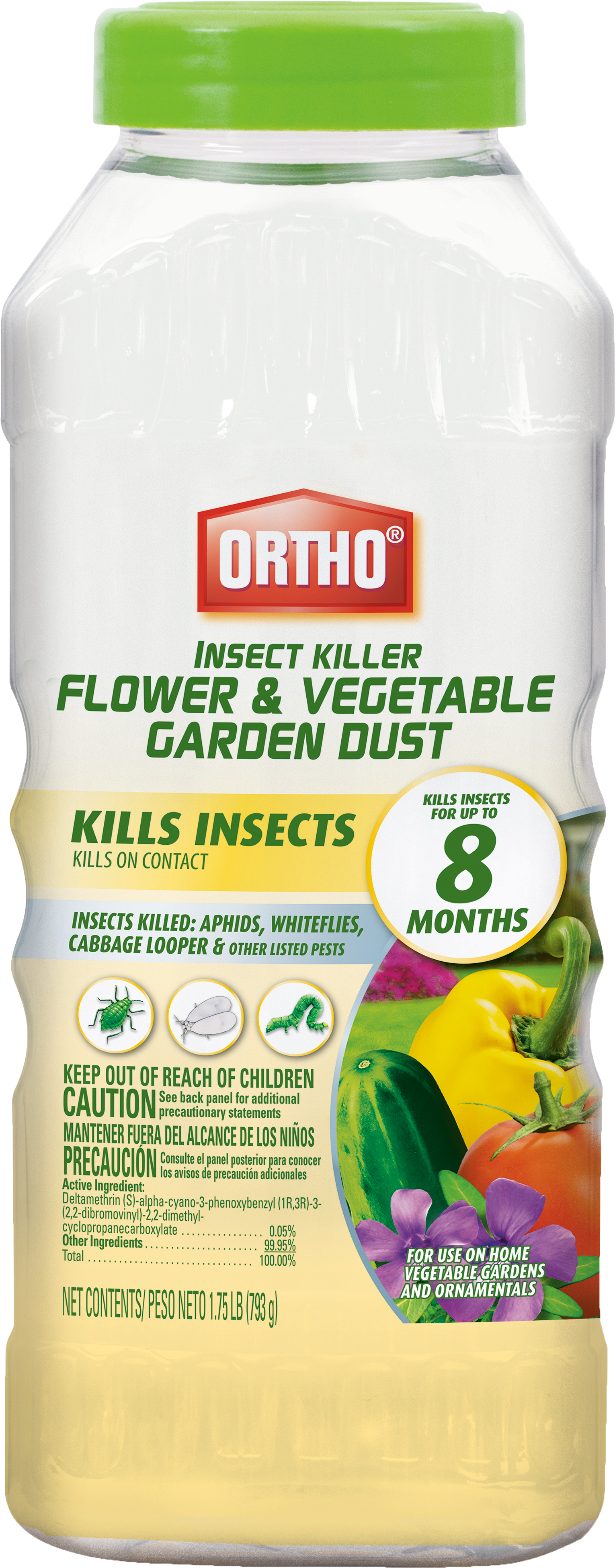 Ortho® Insect Killer Flower & Vegetable Garden Dust - Scotts Ortho (2313x4957), Png Download