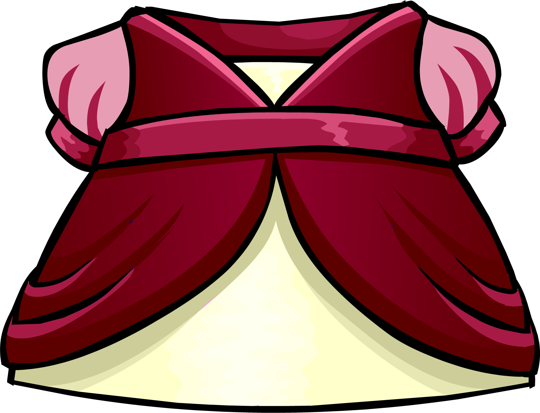 Ruby Princess Dress - Club Penguin Princess Dress (1795x1372), Png Download