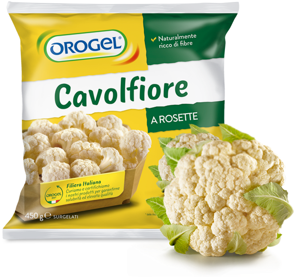 Cauliflower Florets - Orogel (1140x864), Png Download