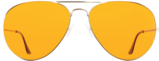 The Best Blue Light Blocking Glasses For Better Sleep - Aviator Sunglasses (600x450), Png Download